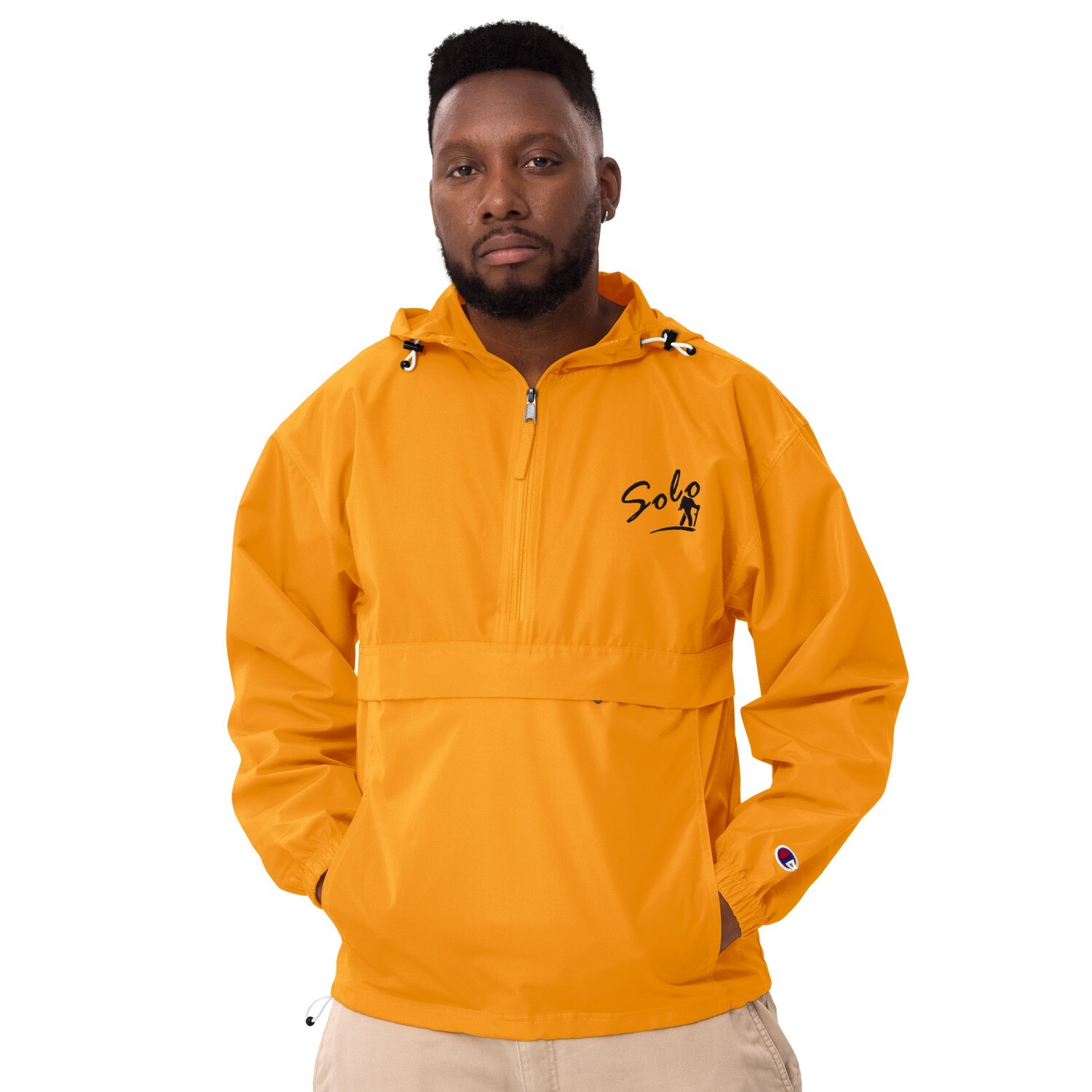 Solo Embroidered Champion Packable Jacket