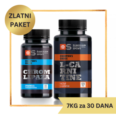 ZLATNI paket
za mršavljenje