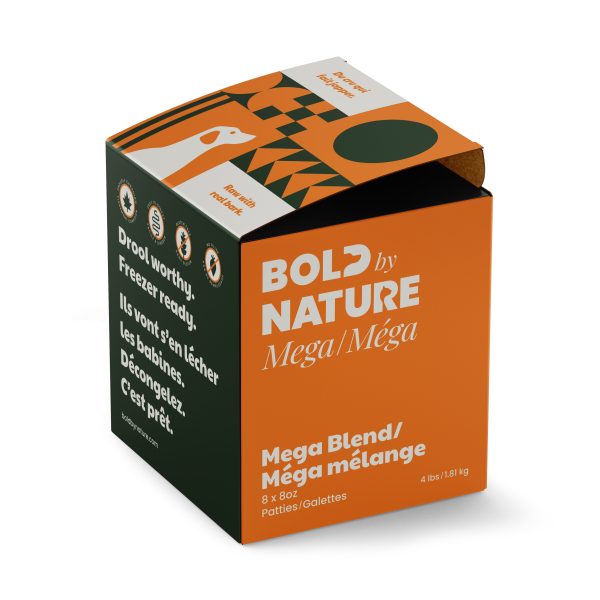 Bold by Nature Dog Mega Blend Patties 4 lb