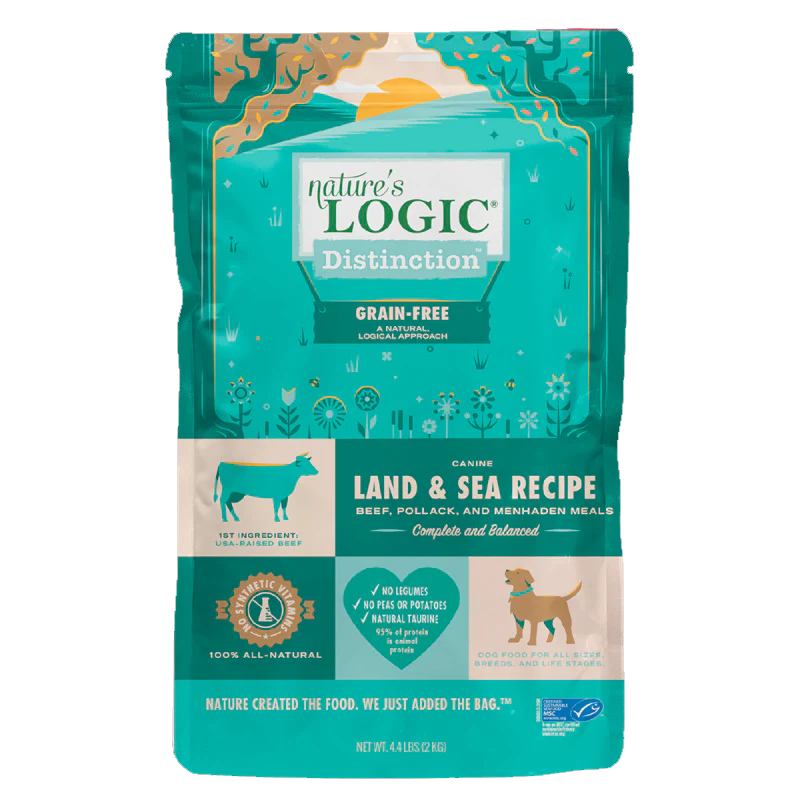 NATURES LOGIC - Distinction Grain Free Land & Sea - 4.4lb
