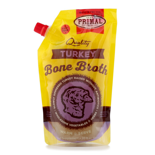 Primal Dog/Cat Frozen Bone Broth Turkey 20 oz