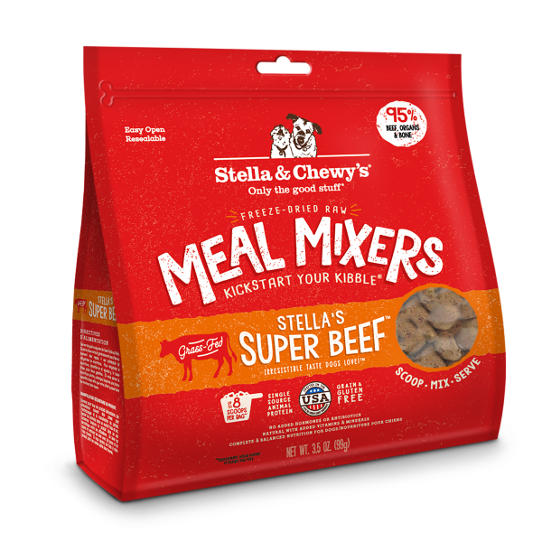 Stella&Chewys Dog FD Mixers Stella's Super Beef 3.5 oz