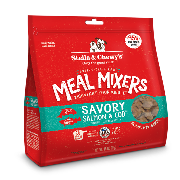 Stella&Chewys Dog FD Mixers Savory Salmon & Cod 3.5 oz