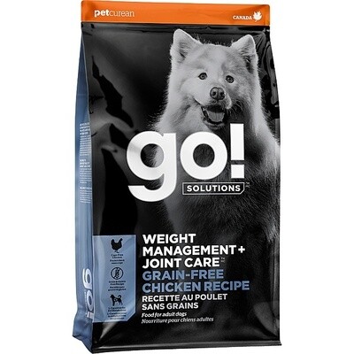 Go Click to enlarge special equipment code Pallet Item Weight Management & Joint Care GF Chicken 12LB