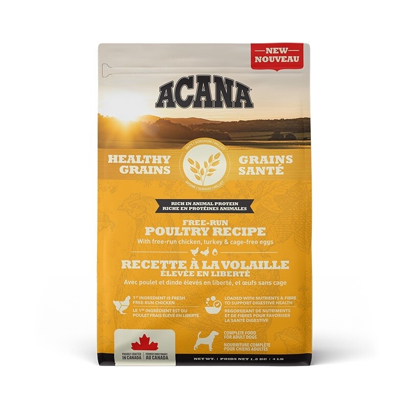 ACANA Healthy Grains Free-Run Poultry Recipe - 1.8kg