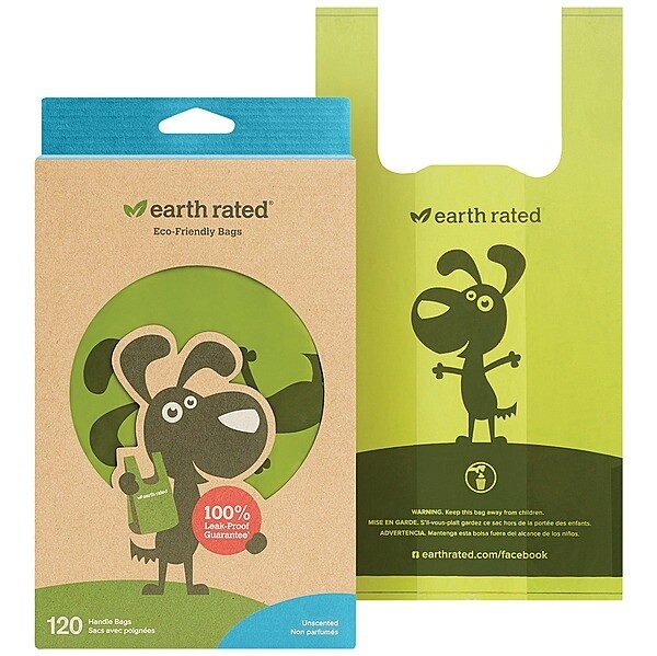 EARTH RATED - Unscented Easy-Tie Handle Bags | 120 Bags