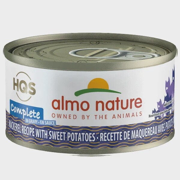 ALMO NATURE - Mackerel with Sweet Potatoes in Gravy 70GM |Cat