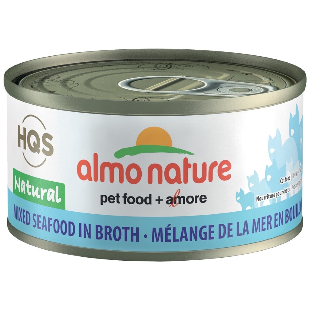 ALMO NATURE - Mixed Seafood in Broth 70GM | Cat