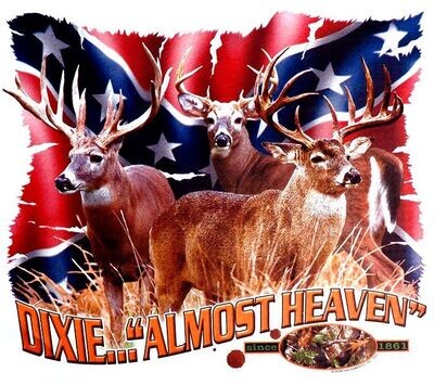 Dixie...Almost Heaven Hunting T Shirt