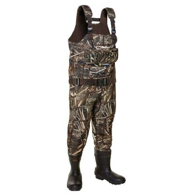 TideWe Hunting Wader, 5mm Neoprene Chest Waders with 1600 Gram Insulation Rubber Boots