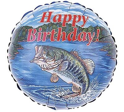 Fish Birthday Balloon