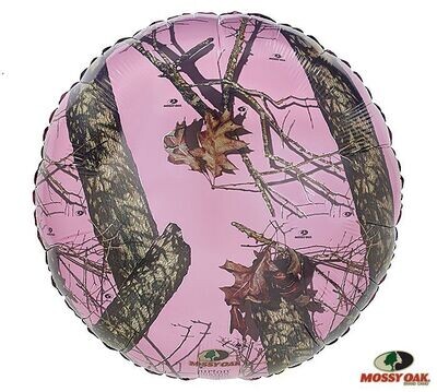 Pink Mossy Oak Camo Balloon