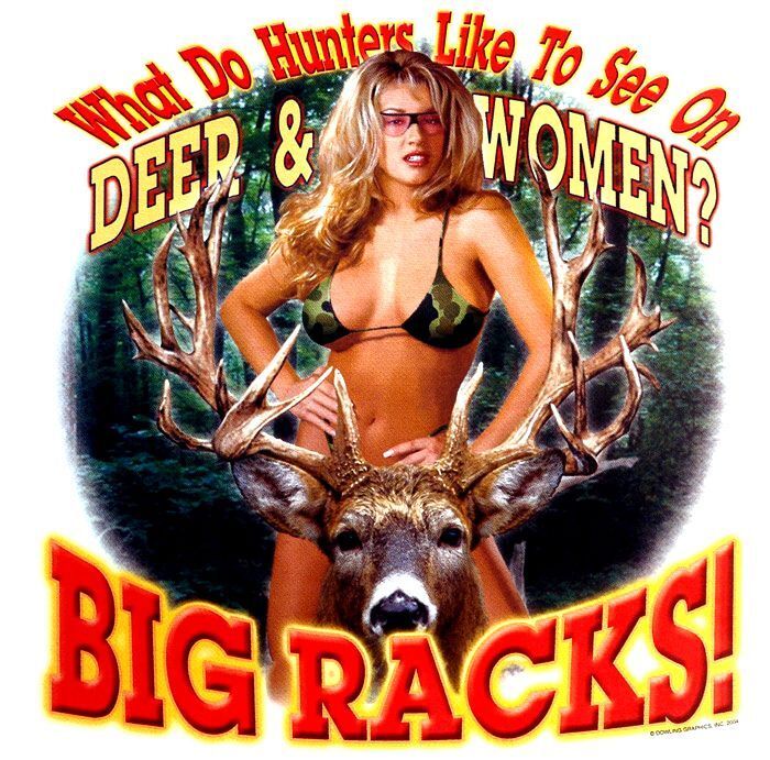 Big Racks Camo Bra T Shirt