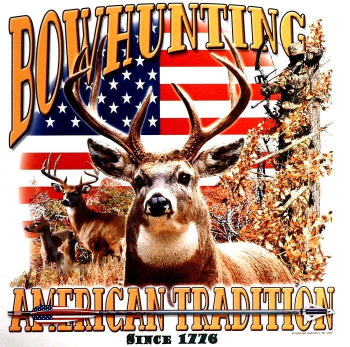 Bow Hunting American Tradition T Shirt