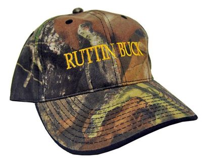 Camo Hats - Ruttin' Buck Yellow