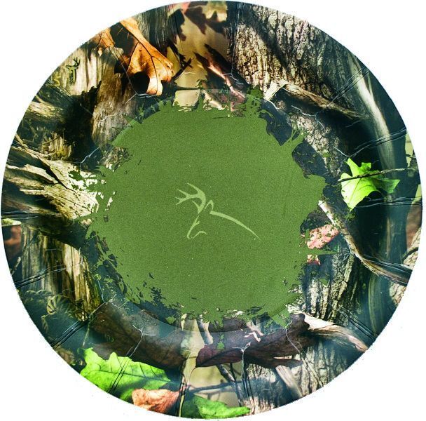 Camo Paper Plates - 7" Round