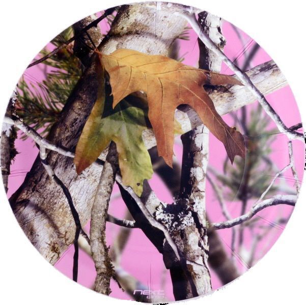 Pink Camo Paper Plates - 7" Round