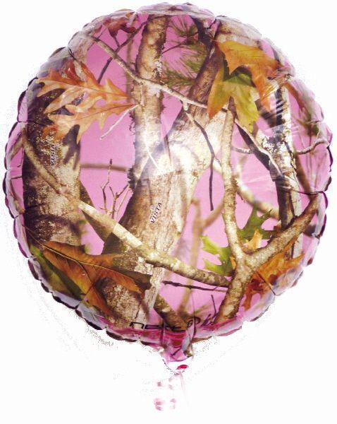 Pink VISTA Camo Balloon