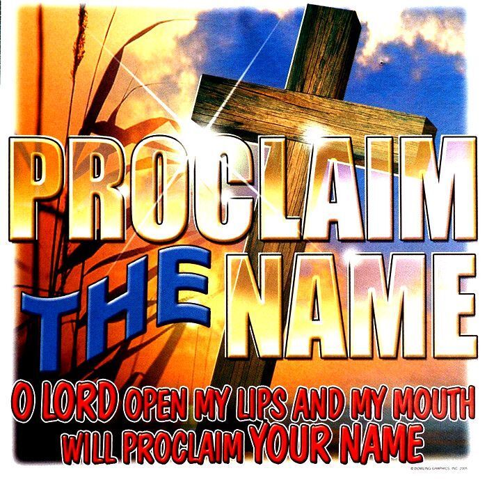 Proclaim the Name T Shirt