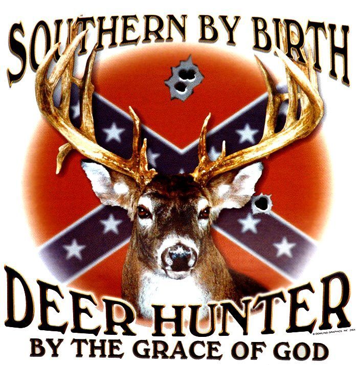 Southern by Birth Deer Hunter T Shirt