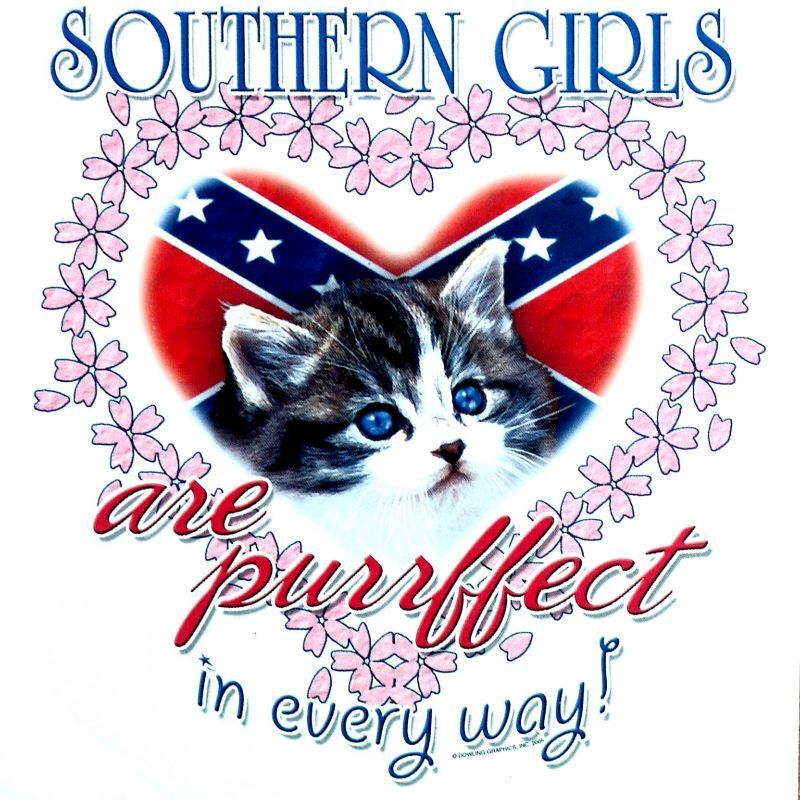 Southern Girls are Purrfect in Every Way! T Shirt