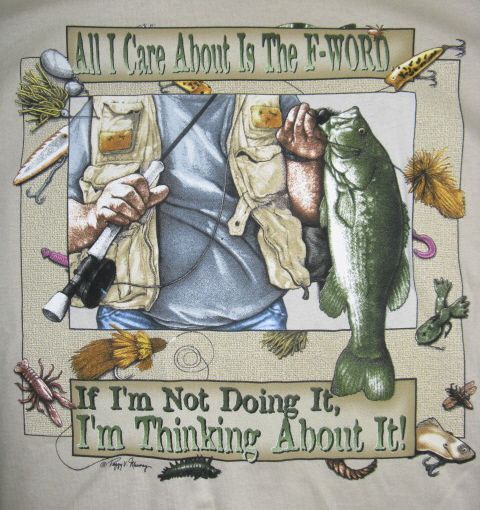 The F-Word Fishing T Shirt