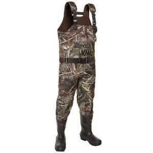 TideWe Hunting Wader, 3.5mm Neoprene Chest Waders with 800 Gram Insulation Rubber Boots