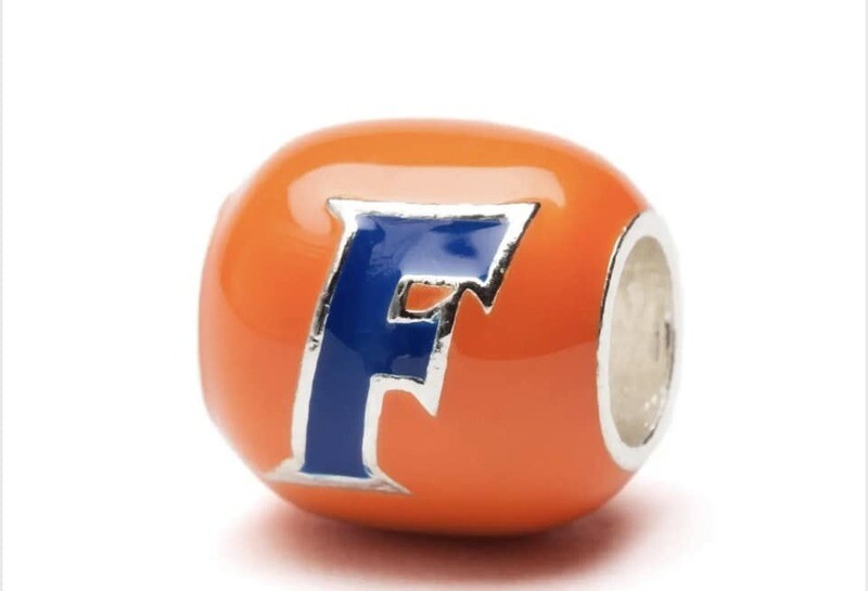 ORANGE Florida 2-Sided Logo Charm