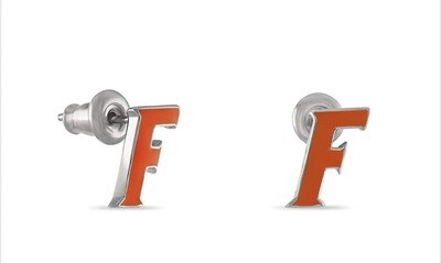 Stainless Steel Orange F(lorida) Earrings