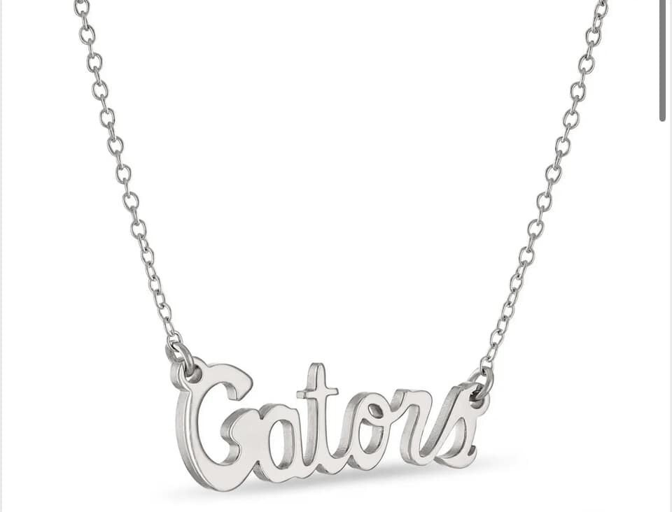 Florida Gators Script Necklace