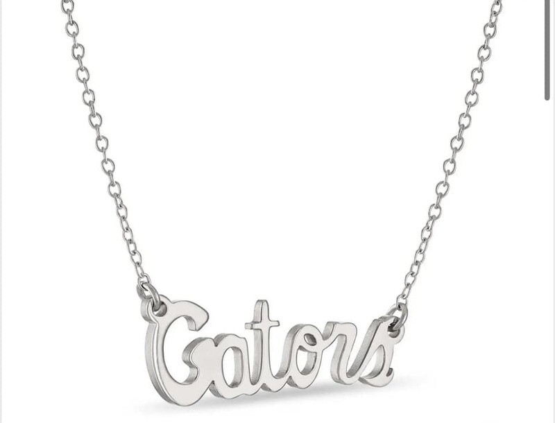 Florida Gators Script Necklace