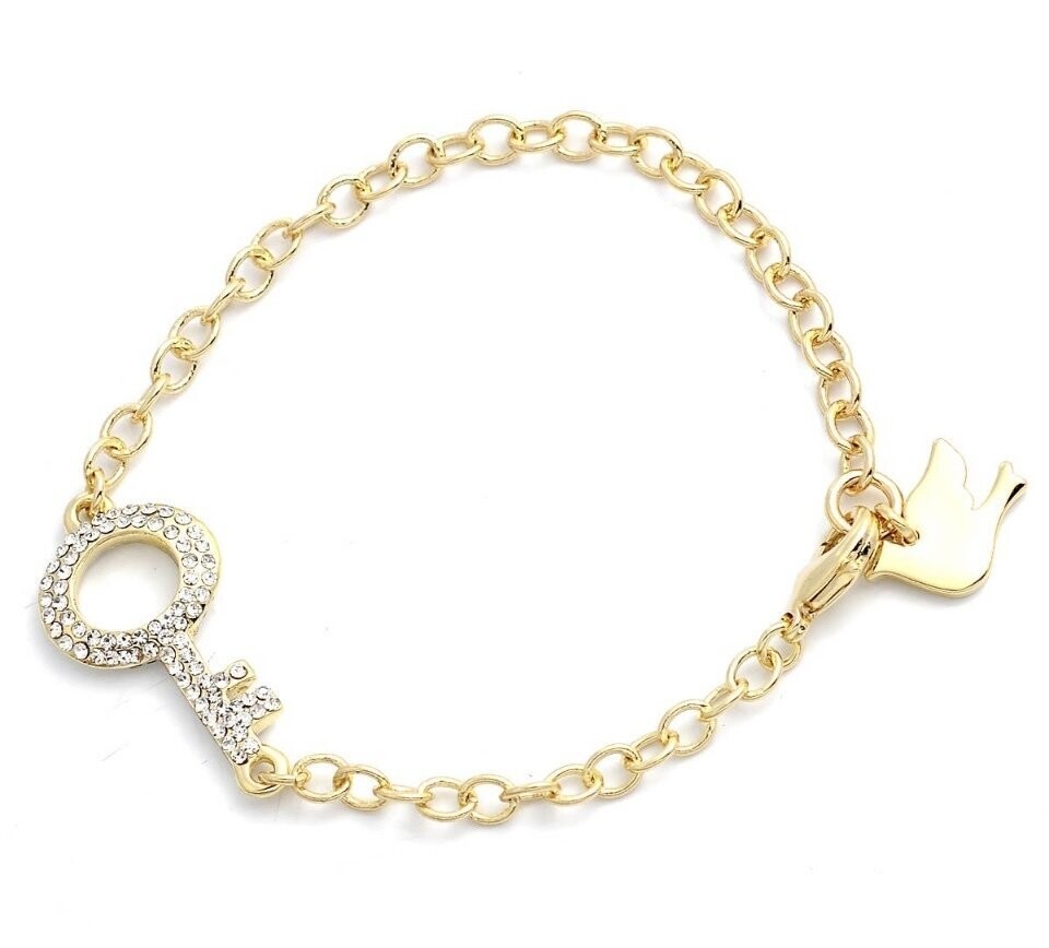 Avery's Crystal Key Bracelet