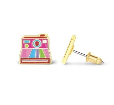 Retro Camera Cutie Stud Earrings