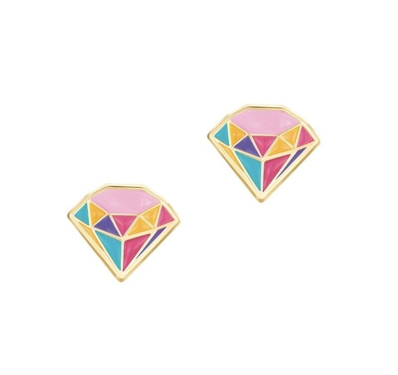 Priscilla's Princess Jewel Cutie Stud Earrings