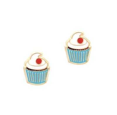 Riley's Classic Cupcake Cutie Stud Earrings