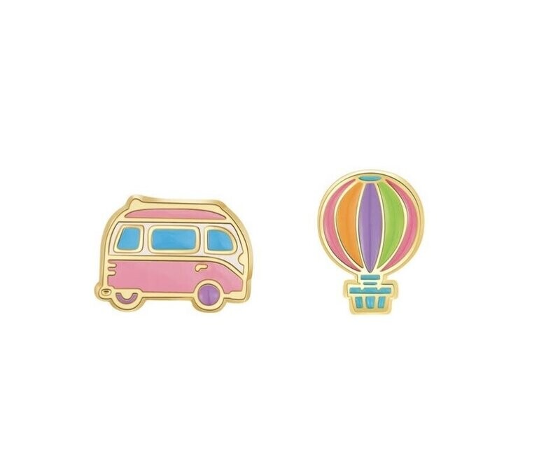 "The Perfect Pair"-80's Blast Stud Earrings