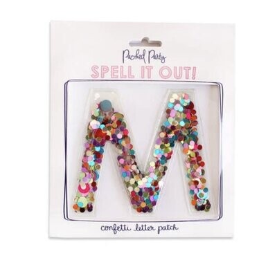 Confetti Sticker Letter