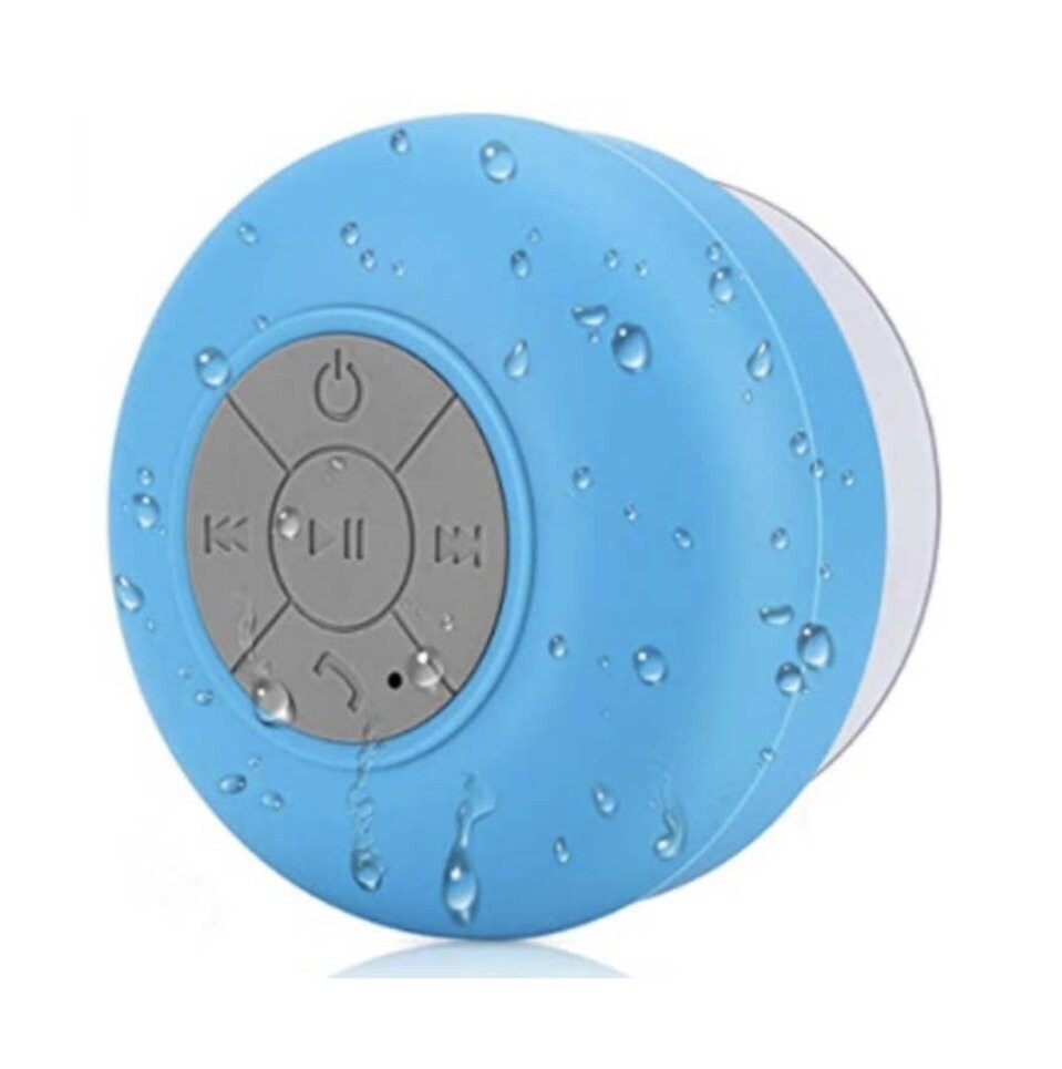 Bluetooth Shower Speaker BLUE, Bluetooth Shower Speaker Color: Blue