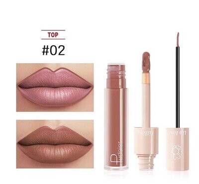 NEW PUDAIER DUO LIP LINER & MATTE LIQUID LIPSTICK -Color #02