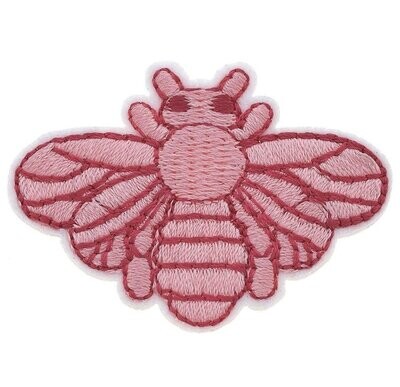 Stuck on You Small Bee Patch in Pink