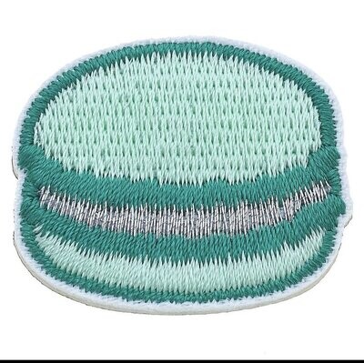 Stuck on You Small Macaron Patch in Mint & Teal