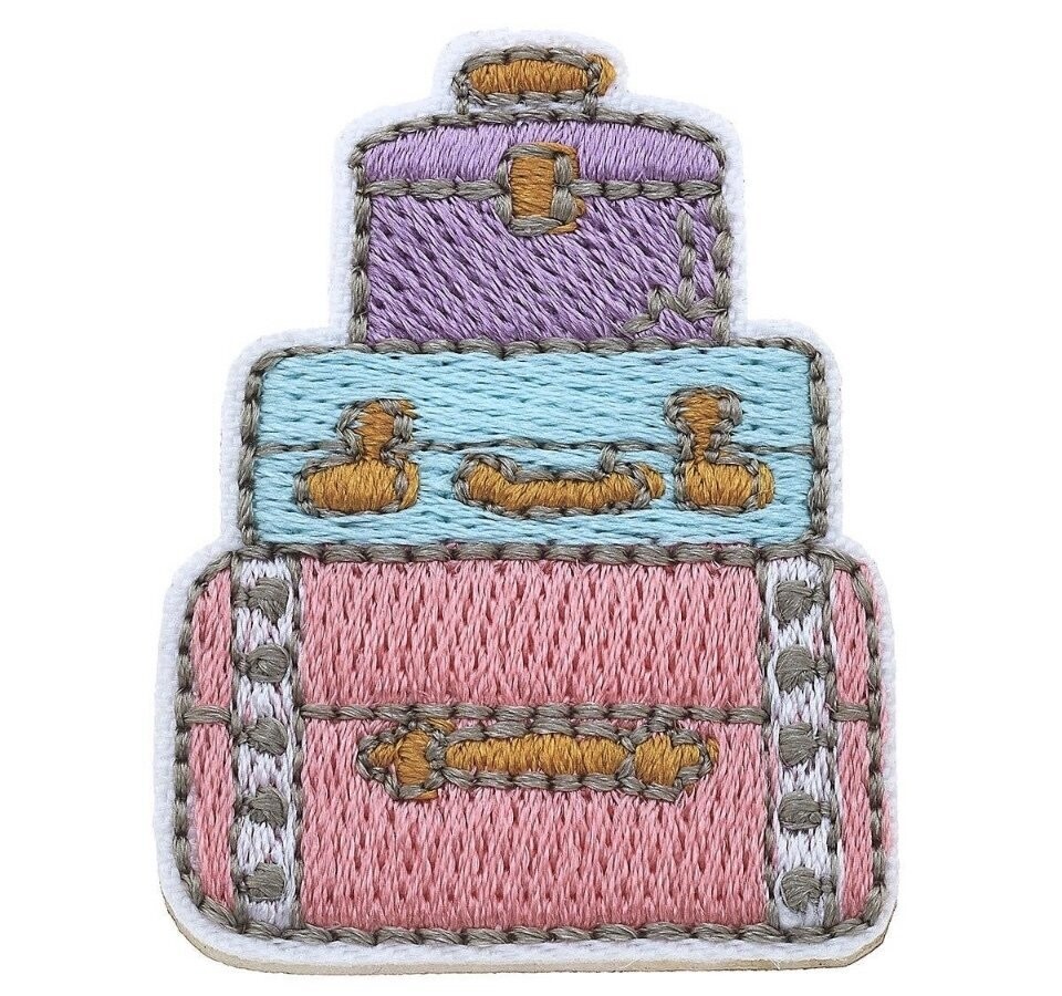 Stuck on You Small Luggage Patch in Multi