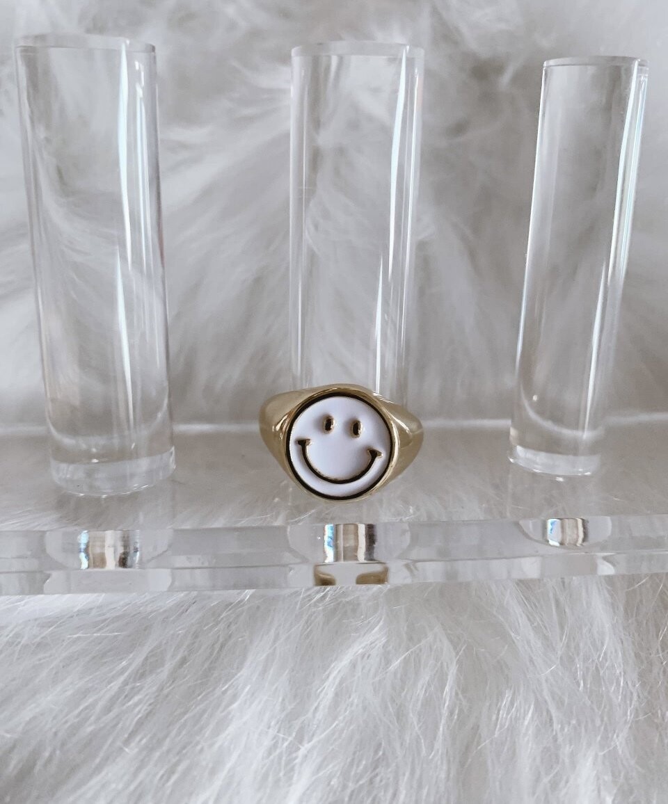 Trendy Smiley Ring