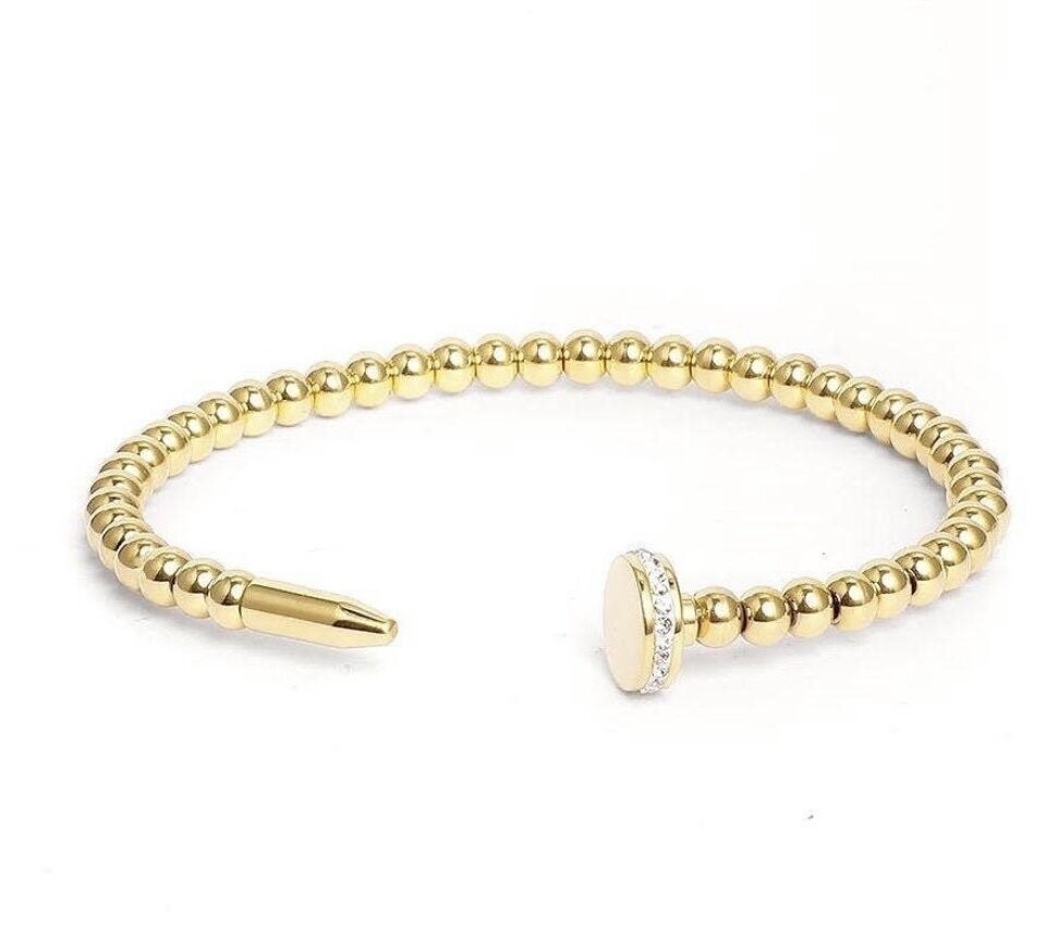 Beaded Nail Bracelet