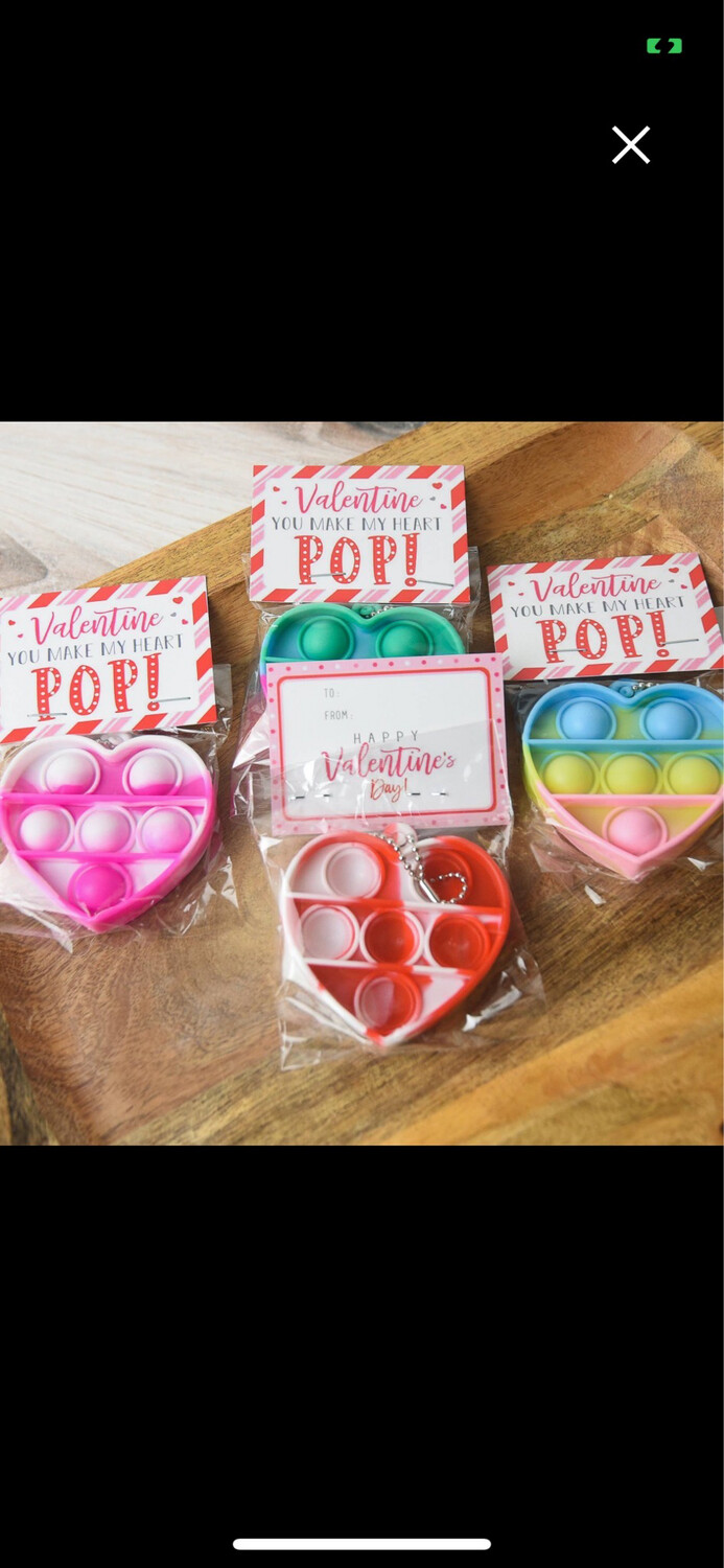 Heart Shaped Pop Toy