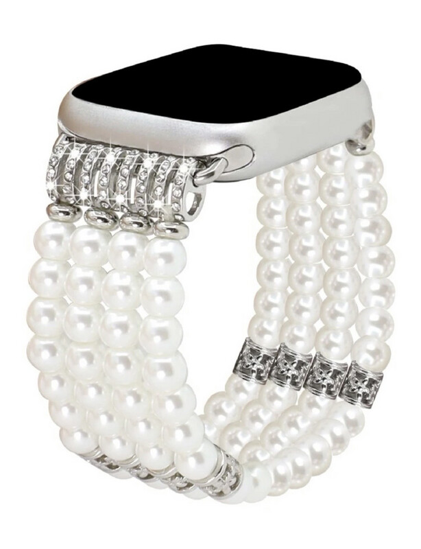 Pearl & Rhinestone Watchband