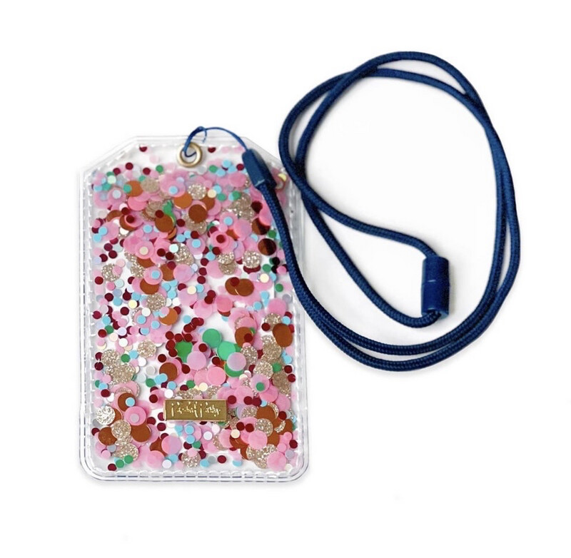 Essentials Confetti ID Holder
With Lanyard