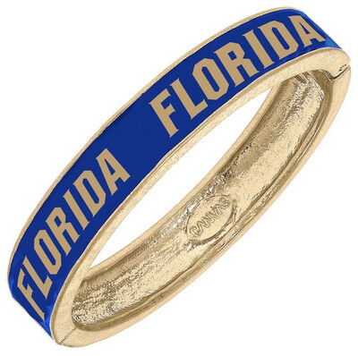 Florida Gators Enamel Hinge
Bangle in Blue