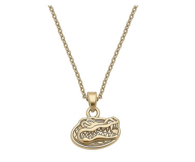 Florida Gators 24K Gold Plated Pendant Necklace