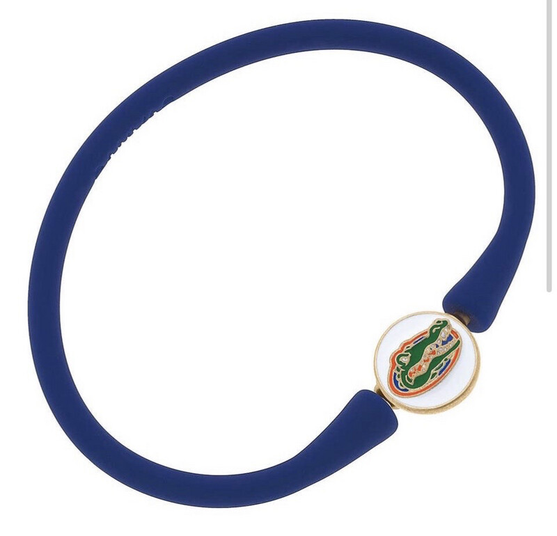 Florida Gators Enamel
Silicone Bali Bracelet in Blue